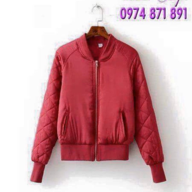 Áo phao bomber mỏng