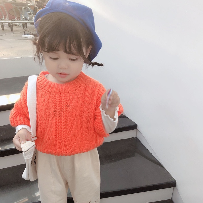 Áo Len Trẻ Em Mới Dệt Kim Hàn Quốc