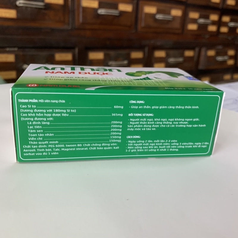 An Thần Nam Dược - Hỗ trợ giúp làm giảm stress và căng thẳng thần kinh  - Ích Nhân