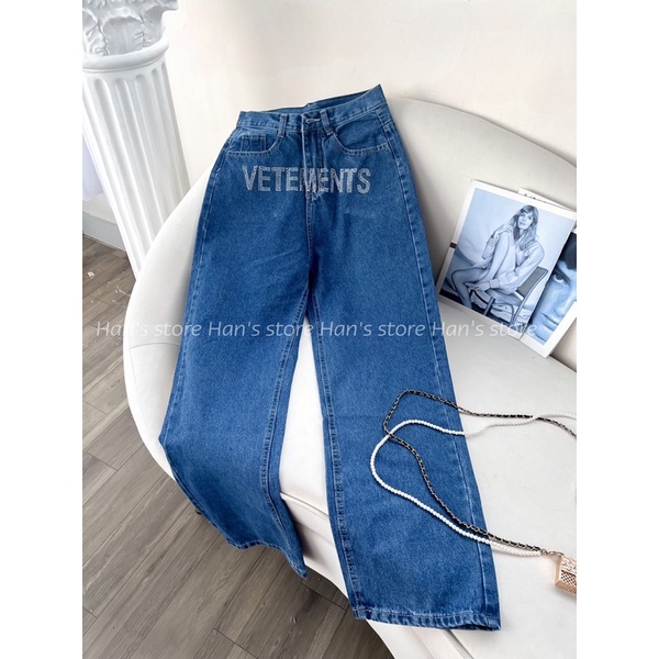 QUẦN JEANS VETEMENTS SIÊU XỊN CHUẨN FORM(ẢNH THẬT)