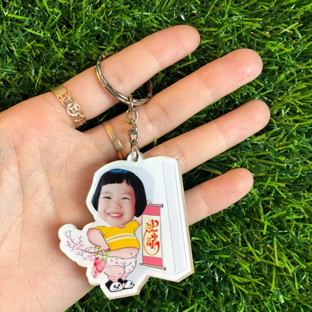 Móc khoá cắt chibi theo yêu cầu