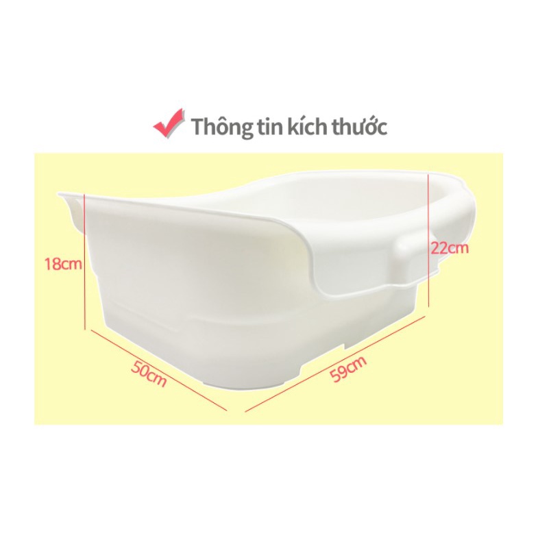 Bồn tắm cho bé sơ sinh từ 0-36 tháng tuổi nhập khẩu Budsia Hàn Quốc