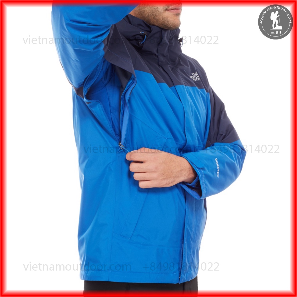 Áo Khoác nam The North Face  5 in 1 lông vũ -  [ hàng xuất xị.n ] - áo có thể tách rời thành 5 kiểu