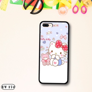 Ốp lưng  IPhone 7 / 8 Plus - Lưng nhám viền dẻo in 2D