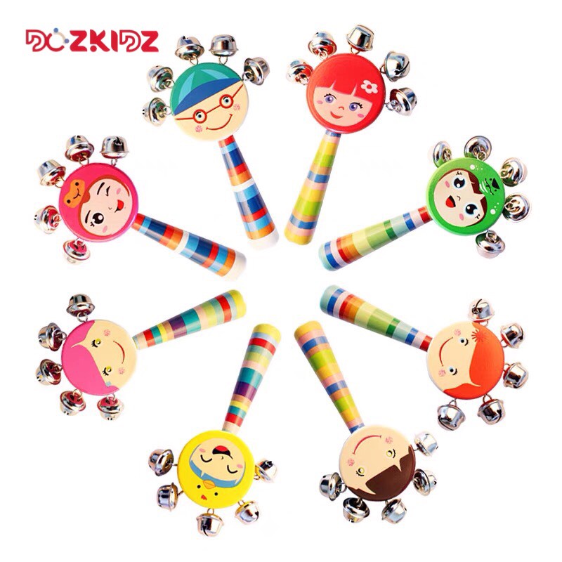 Đồ chơi âm nhạc bộ sưu tập lục lạc, xúc xắc, cho bé lứa tuổi mầm non  - DOZKIDZ