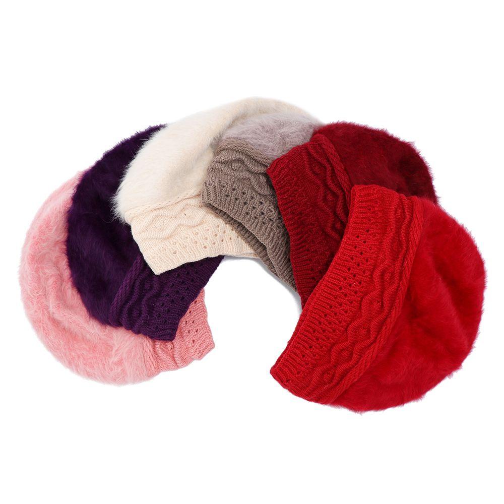 Mũ Beanie Cotton Pha Co Giãn Giữ Ấm Mùa Đông Kiểu Mới
