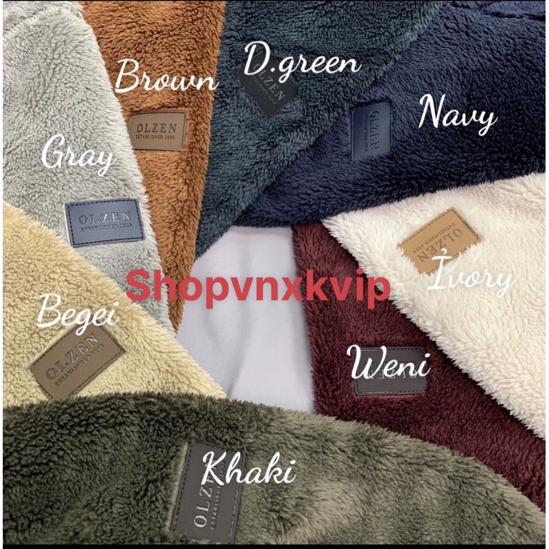 Áo khoác nam lông cừu Olzen xuất hàn | BigBuy360 - bigbuy360.vn