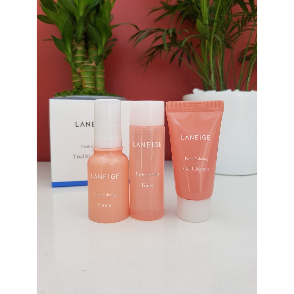 Set dưỡng da Laneige Fresh Calming Trial Kit