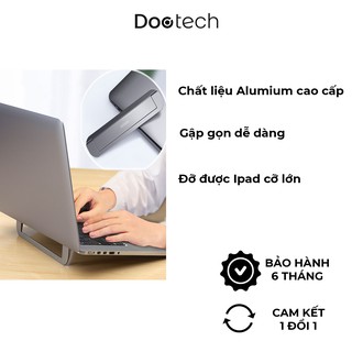 Giá đỡ laptop, macbook,đế tản nhiệt nhôm nguyên khối gấp gọn chính hãng LICHEERS