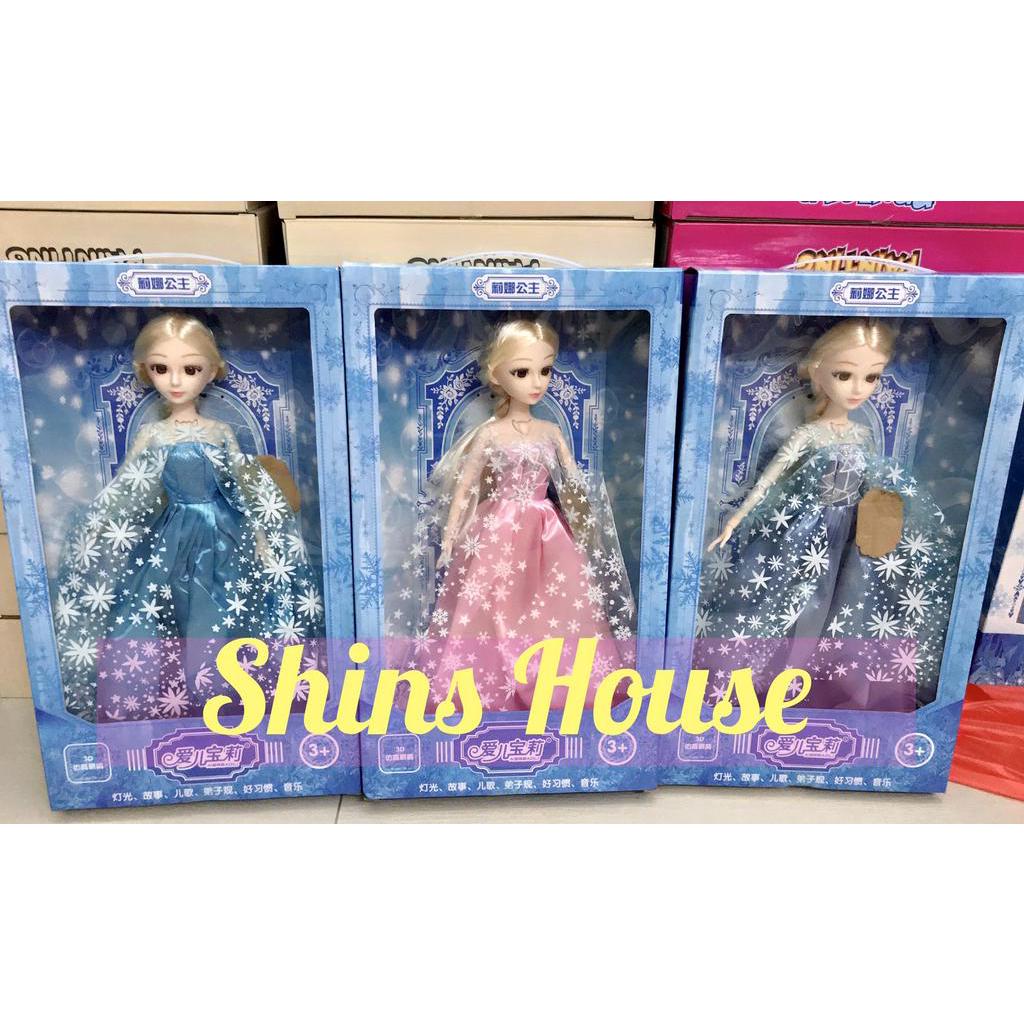 🎀 BÚP BÊ ELSA ,CÓ NHẠC , TÓC MÂY TẾT TÓC CỰC ĐẸP 🎀