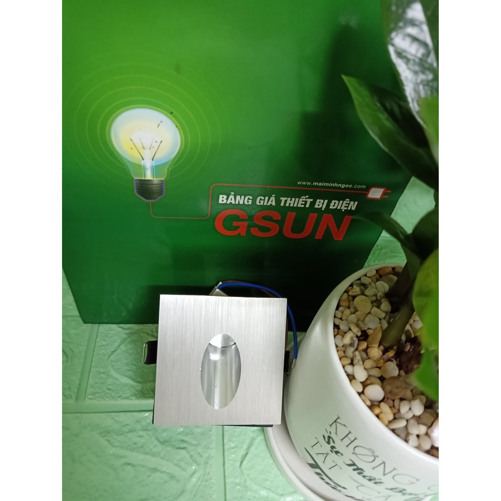 ĐÈN LED ÂM TƯỜNG VUÔNG 3W -GSUN