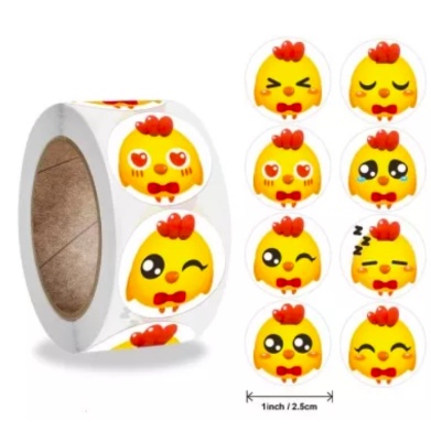 Chiết 50 miếng dán sticker thank you/cảm ơn