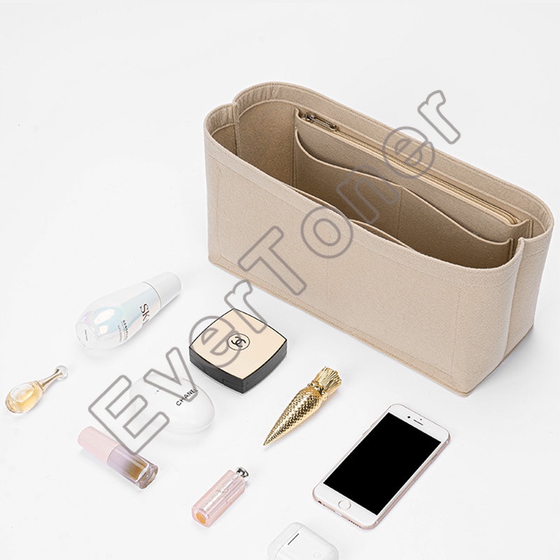 Túi chèn EVERTONER vải nỉ đựng đồ dùng mỹ phẩm mini đi du lịch dành cho túi xách Goyard GM PM