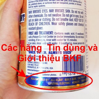 BỘT LÀM SẠCH BKF - BAR KEEPERS FRIEND