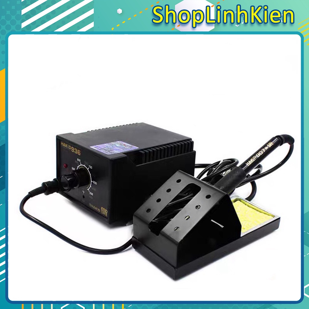 Bộ Trạm hàn hakko 936 kèm 5 đầu mũi hàn bảo hành 6 tháng/ Tay Hàn Hakko936 Hàng Japan
