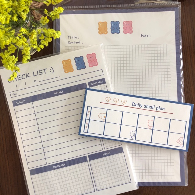 Check list gấu 🐻🐻