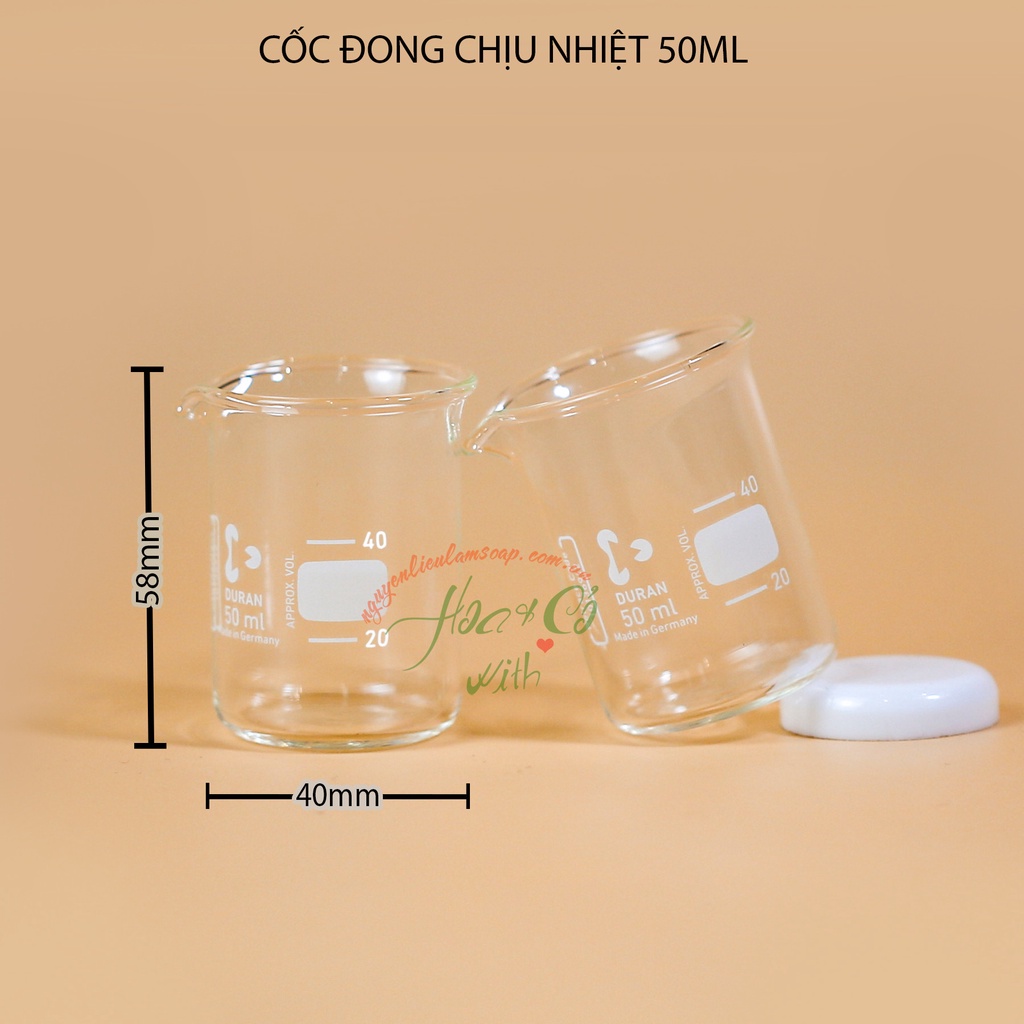 [Dụng Cụ] Cốc Thủy Tinh Chịu Nhiệt