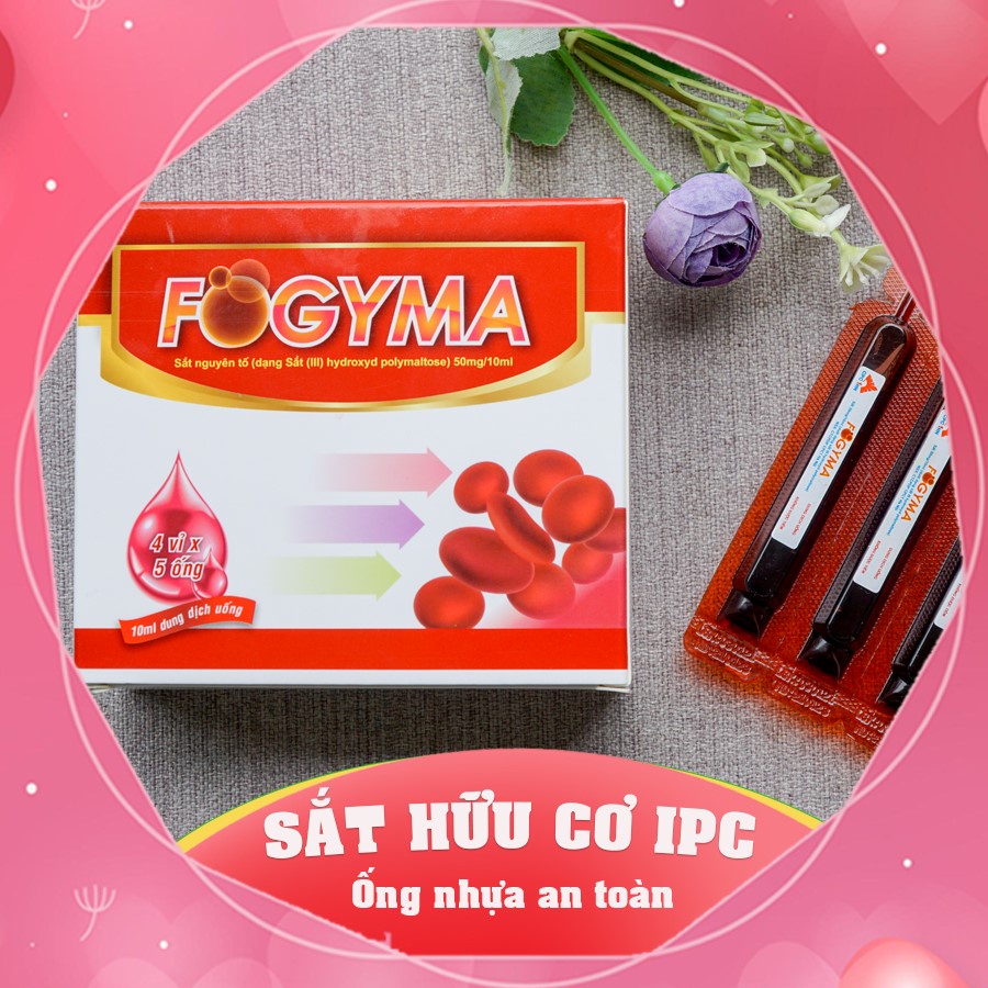 [Date mới nhất] SẮT FOGYMA-Sắt nước bổ sung cho cơ thể (Hộp 20 ống)