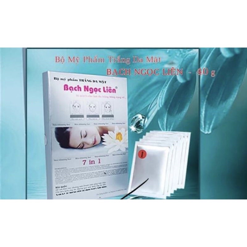 Bộ Mặt Nạ Trắng Da Mặt Bạch Ngọc Liên TRẮNG ĐẸP HOÀN HẢO – AN TOÀN LÀN DA