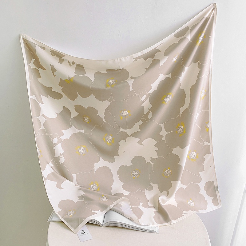 Khăn Choàng Vuông 90cm(35.4inch) Thoáng Khí WJ1007-76-03