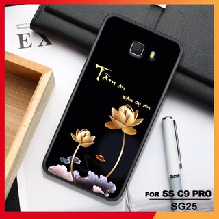 Ốp nhựa cho điện thoại Samsung C9 Pro in hình Tâm An Vạn Sự An sắc nét