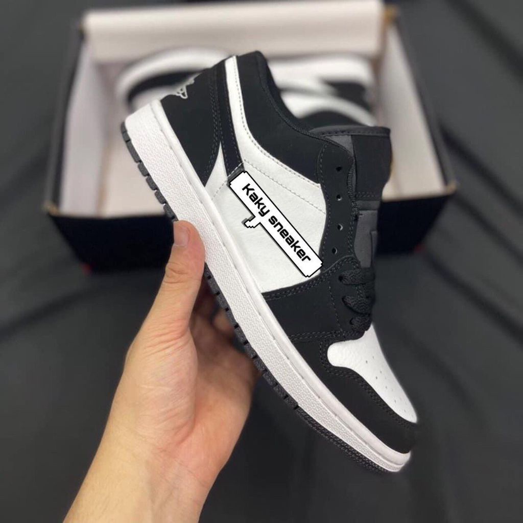 Giày Thể Thao 𝗷𝗼𝗿𝗱𝗮𝗻 Panda , Giày Sneaker JD Cổ Thấp Màu Đen Dành Cho Học Sinh Sinh Viên Đi Tập Thể Dục Tập Gym