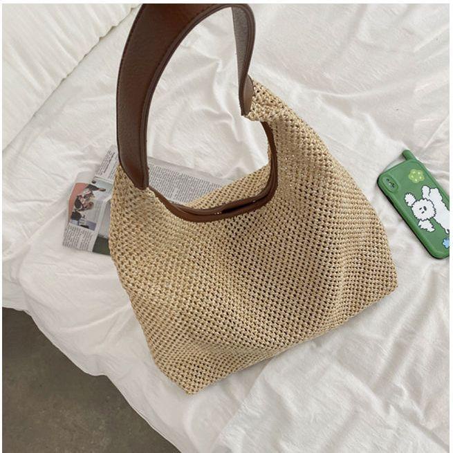 Honypove Túi Xách Tote Cỡ Lớn Phong Cách Retro Thời Trang Mùa Hè 2022 Cho Nữ