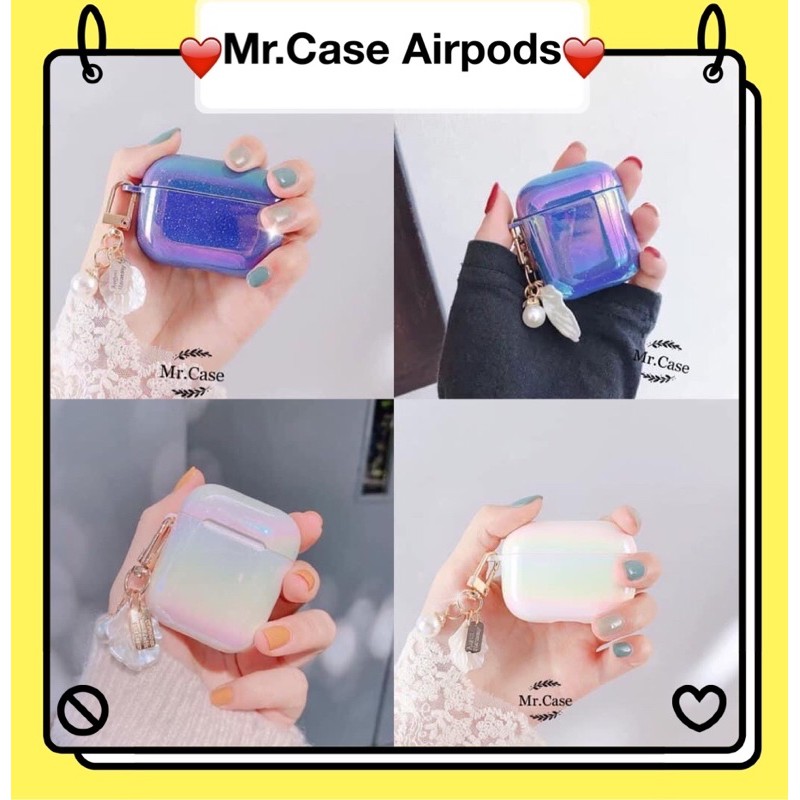 Case Airpods 1/2 Pro Vỏ Ốp Đựng Tai Nghe Có Móc Khoá Dễ Thưong - Mr.Case Airpods