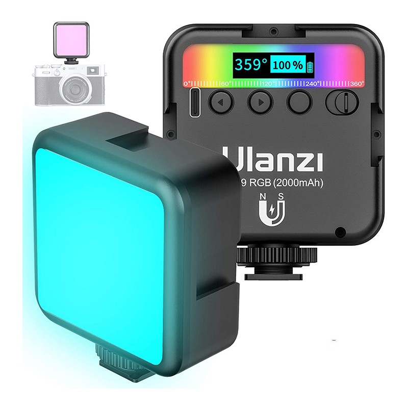 Đèn led Studio mini Ulanzi VL49 RGB - Dãi nhiệt màu 2500 – 9000 Kevin 3 Mode sáng