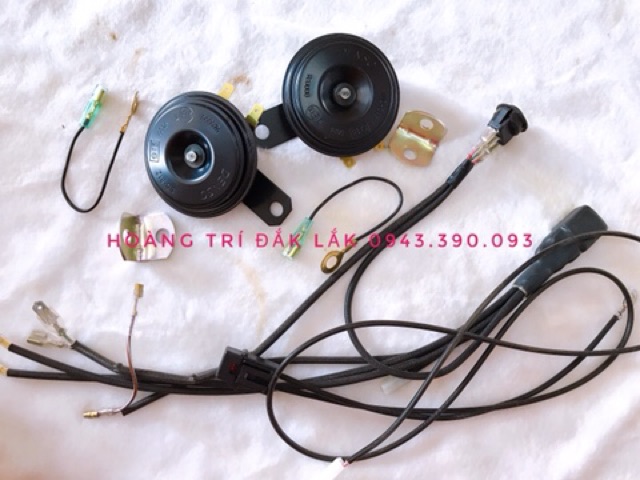 Bộ Còi Dĩa Denso và Relay Chuyển Còi
