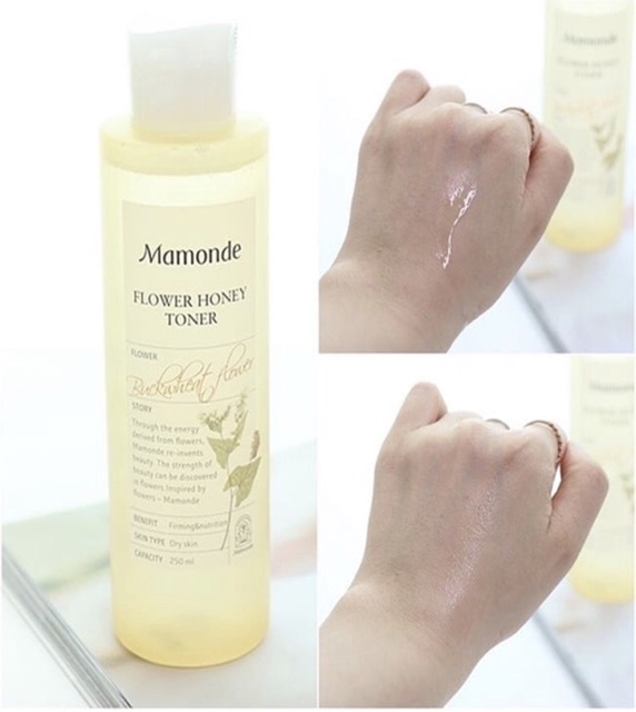 [ Mamonde ] Nước hoa hồng 250ml Flower Honey Toner / Pore Clean Toner / Chamomile Pure Toner / Aqua Peel Toner