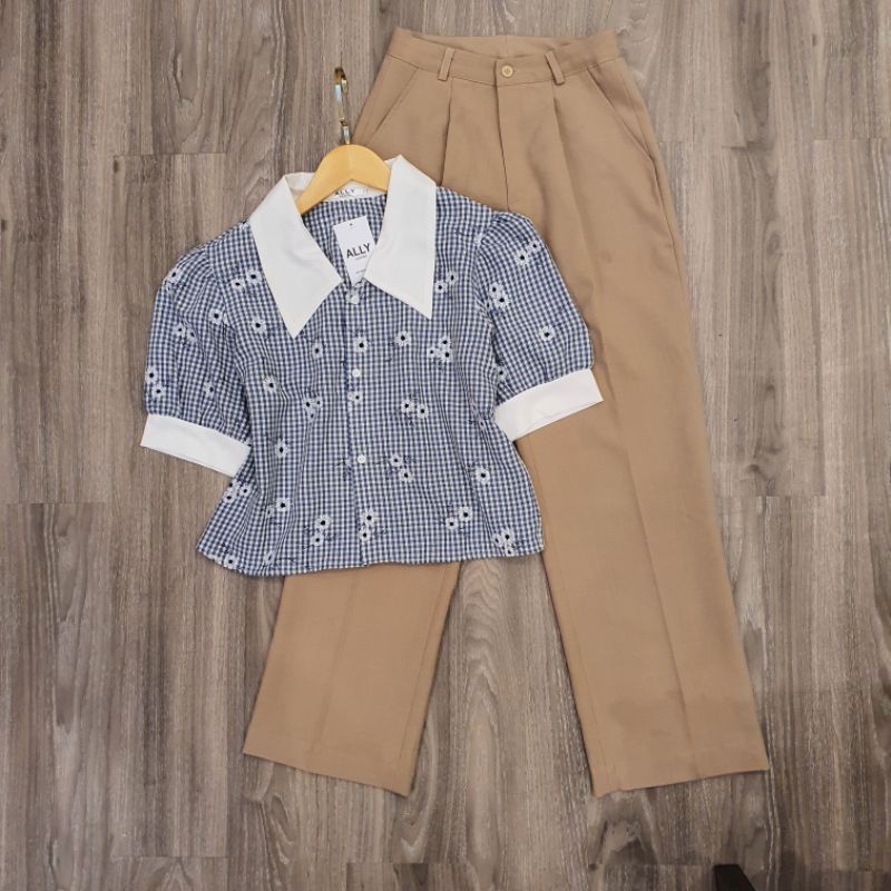 Sơ mi hoa cúc A120