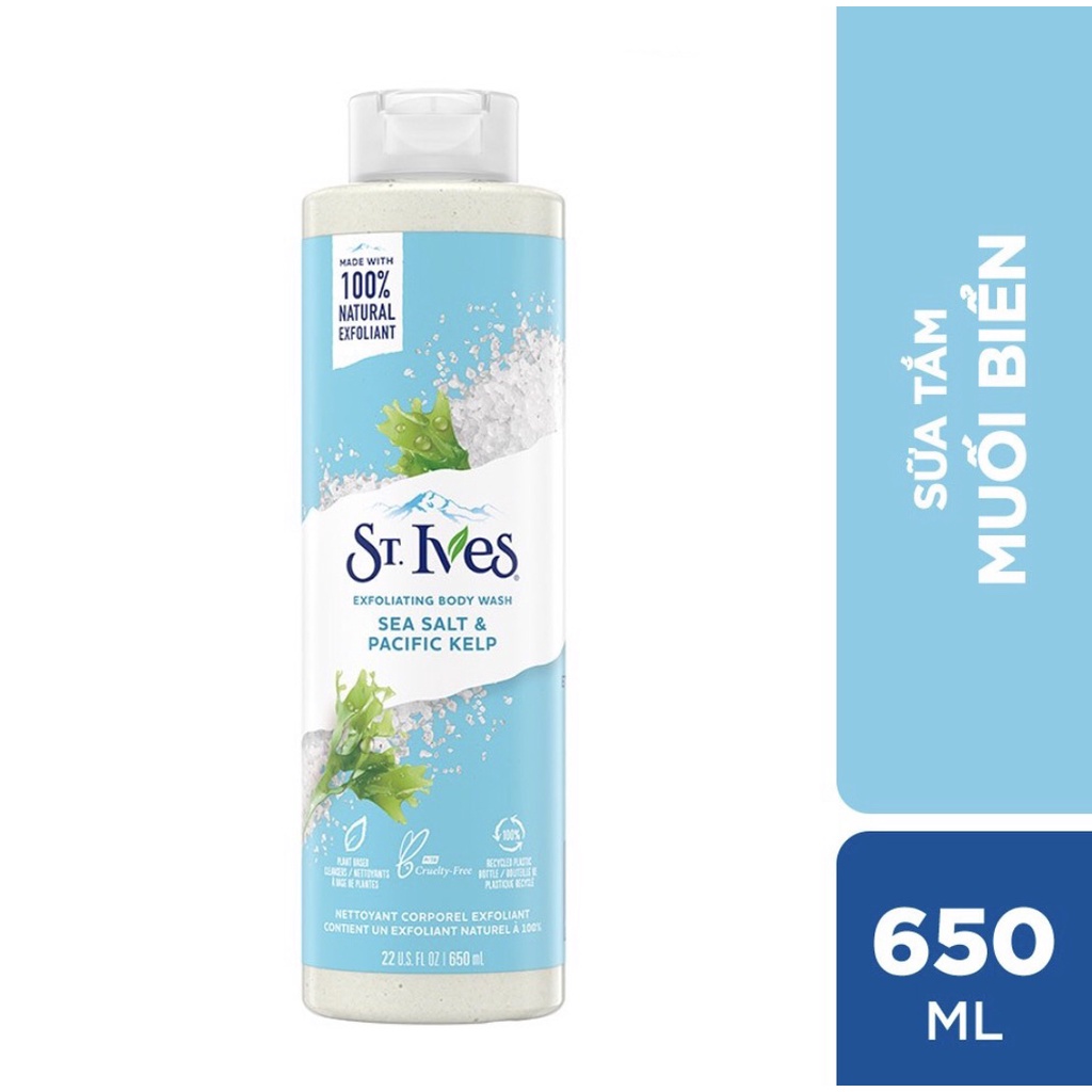 Sữa Tắm St.Ives Muối Biển (650ml)