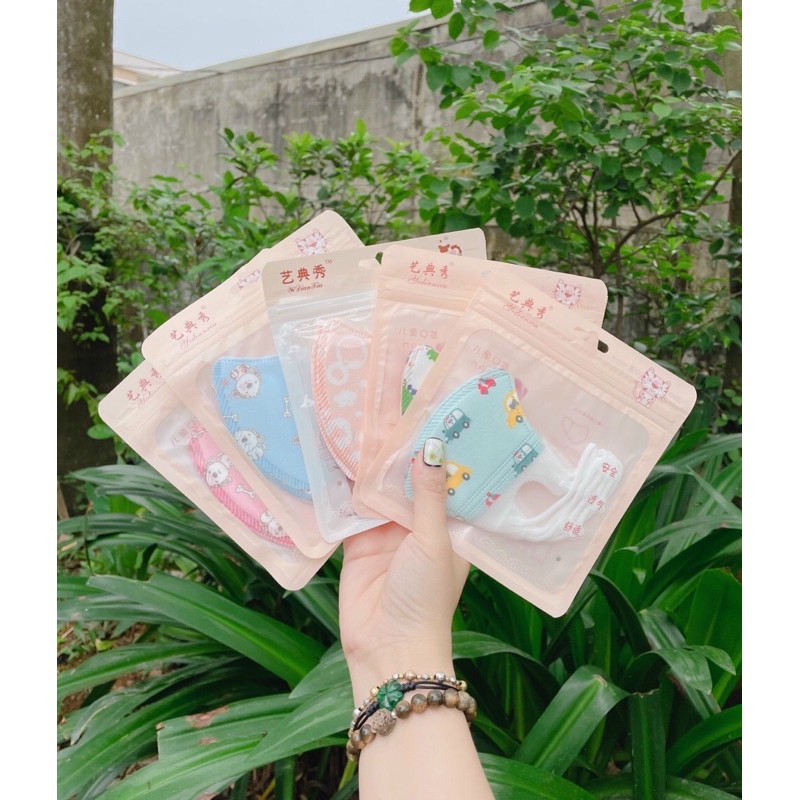 10 KHẨU TRANG 3D cho bé trai bé gái