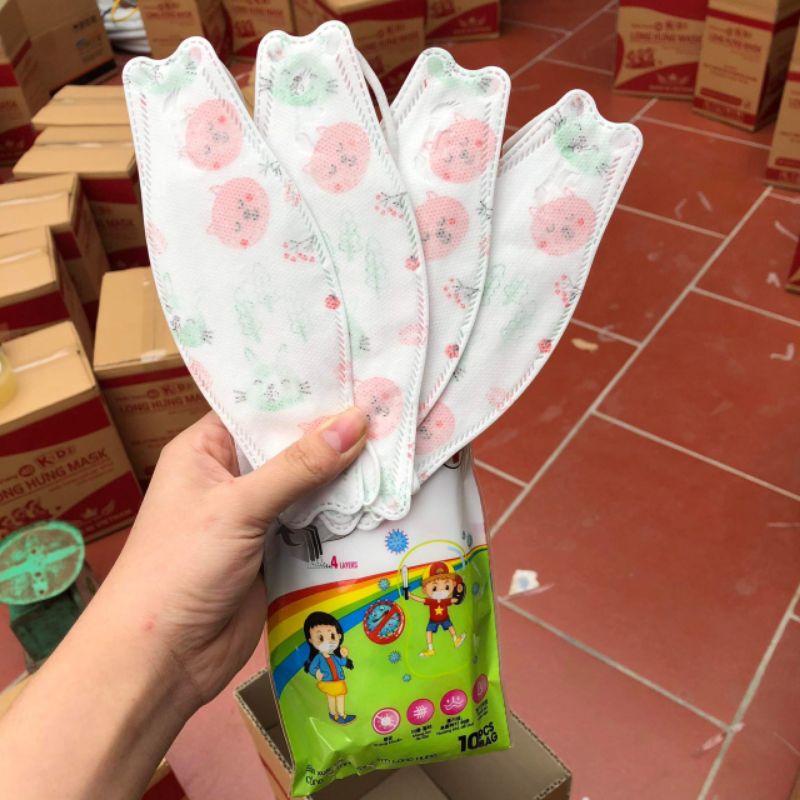 [Sale cực sốc] Khẩu Trang 4D TT Mask KF94 Trẻ Em (3-12 tuổi)