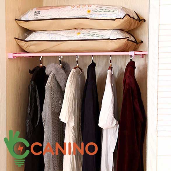 Kệ đa năng chia ngăn tủ không cần khoan bắt vít 74-135cm