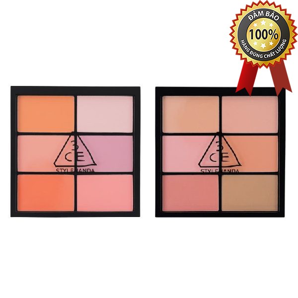 BẢNG PHẤN MÁ HỒNG 6 Ô [3CE] PRO MULTI BLUSH COLOR PALETTE