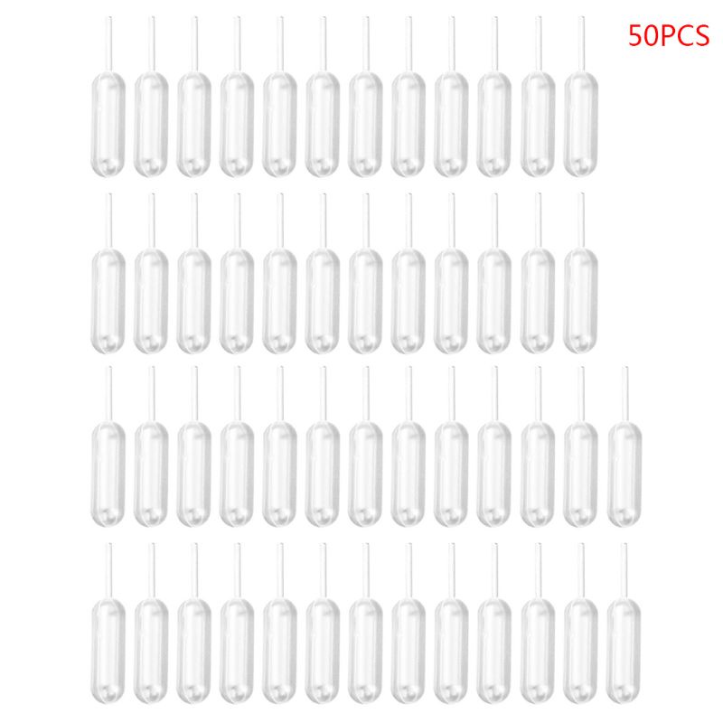 ✿ Set 50 Ống Bơm Kem 4ml Bằng Nhựa