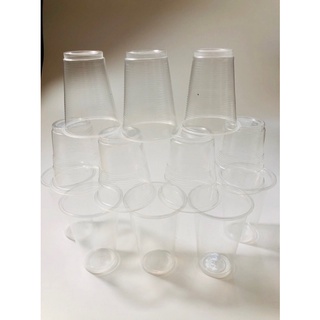 100 cốc nhựa dùng 1 lần cả nắp