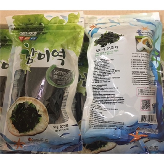 RONG BIỂN NẤU CANH GARIMI HÀN QUỐC GÓI 50g