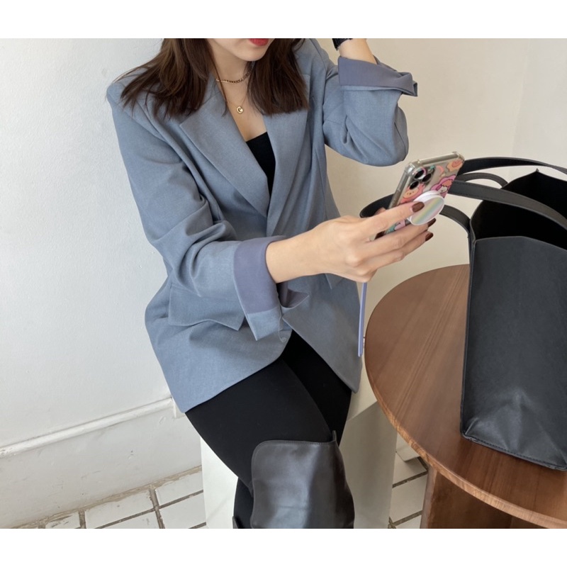 LOVELL BLAZER - áo blazer trẻ trung thanh lịch màu xanh