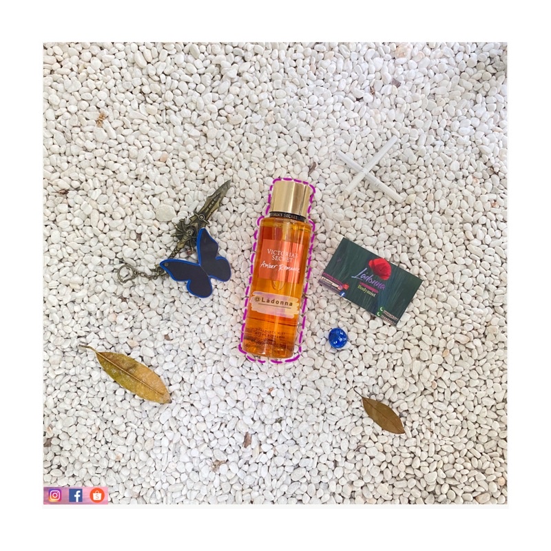 Xịt thơm dưỡng thể toàn thân Bodymist Amber Romance- Victoria's Secret
