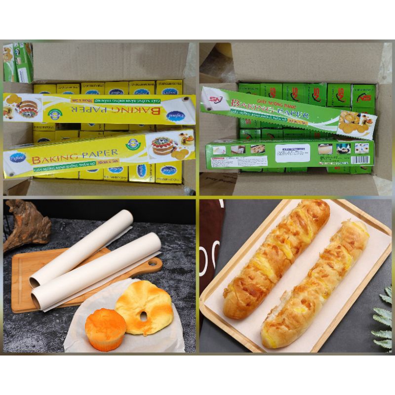 Giấy Nến Cao Cấp Cuộn Nướng Bánh Eufood 30cm x 5m