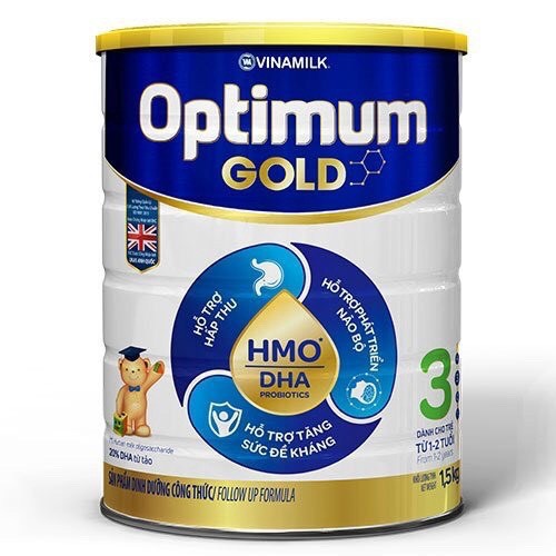 Sữa Bột Optimum Gold 3, 4 HMO 1,5kg Vinamilk