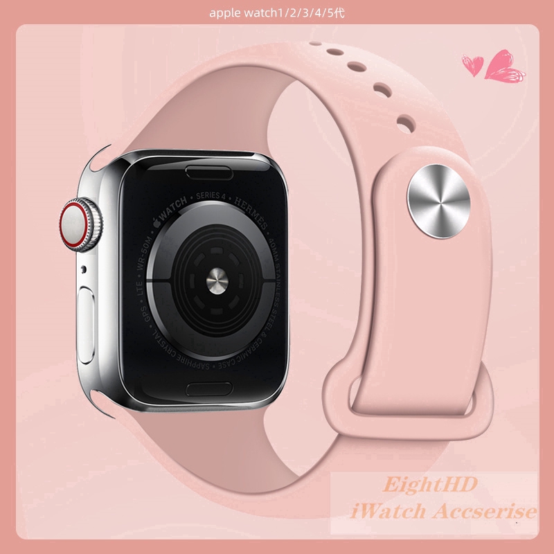 Silicone Rubber Sports For iWatch Series 7 6 SE 5 4 3 2 1 Bracelet Apple Watch Size 41mm 45mm 44mm 42mm 40mm 38mm