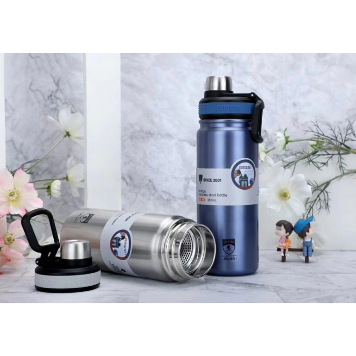 [ kèm ảnh thật ]Bình Giữ Nhiệt Cao Cấp 304 Có Nắp Xoáy Tiện Lợi Giữ Nhiệt Nóng Lạnh