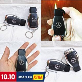 Bật Lửa Gas Hình Móc Khóa Mercedes