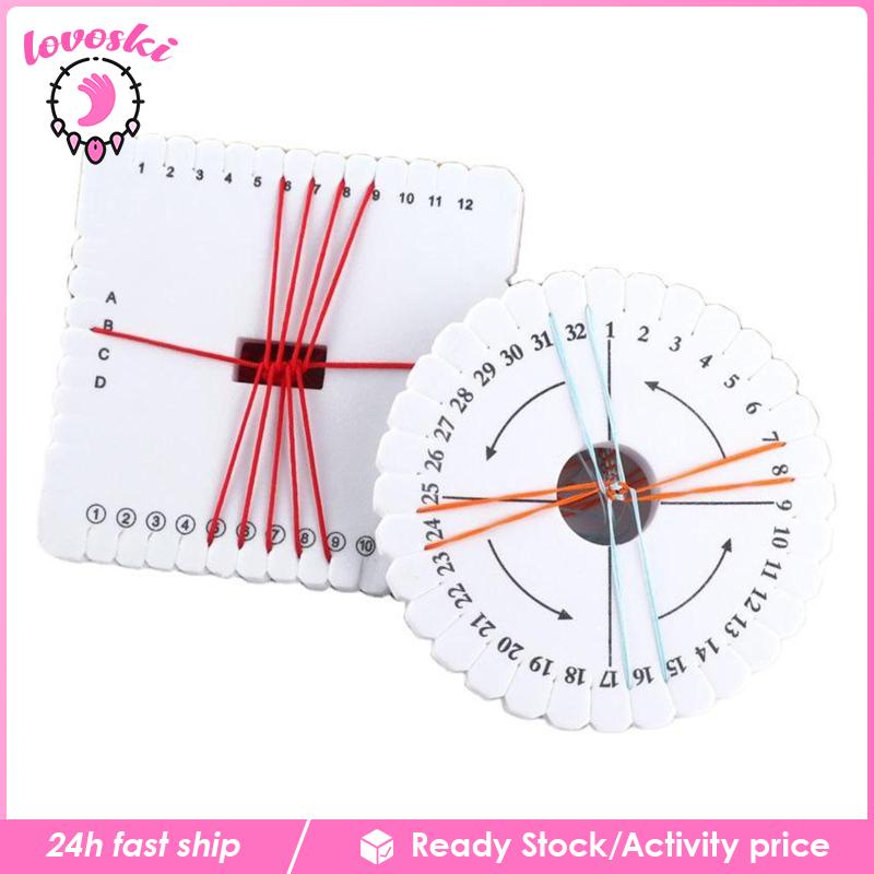 [Lovoski] Đĩa Bện Dây Kumihimo DIY
