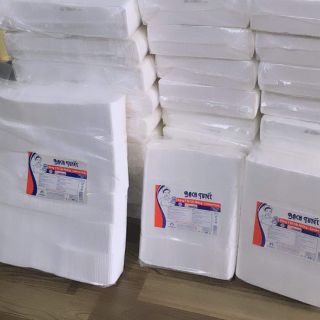 Bông bạch tuyết cắt sẵn tẩy trang vệ sinh
