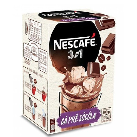 Cà phê socola 10 gói ×20g